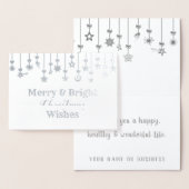 Elegant kerstStar-versieringen Folie Kaarten (Display)