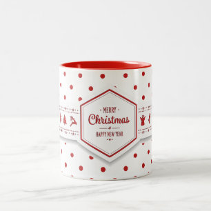 Elegant kerstStippen Mok
