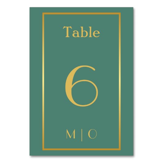 Elegant kersttafel nummer kaart (Achterkant)