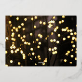 Elegant kersttantaarns bedrijf folie feestdagenkaart (Achterkant)