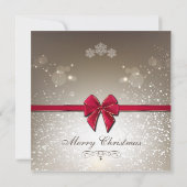 Elegant-kerstuitnodiging Kaart (Achterkant)