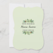 Elegant kerstvakantie Vrijgezellenfeest Kaart (Achterkant)