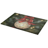 Elegant kerstversiering Collectie met rode boog Snijplank (Hoek)