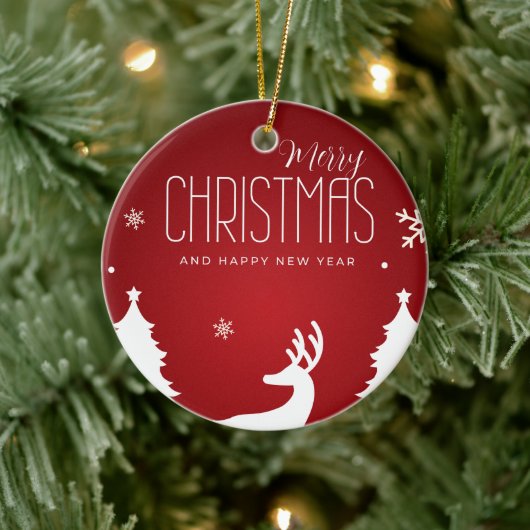 Elegant Kerstversiering Keramisch Ornament (Boom)