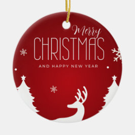 Elegant Kerstversiering Keramisch Ornament