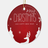 Elegant Kerstversiering Keramisch Ornament (Links)