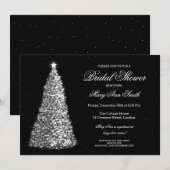 Elegant kerstVrijgezellenfeest Kaart (Voorkant / Achterkant)