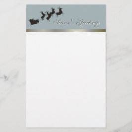 Elegant kerstwerk briefpapier