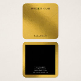 Elegant ketting vierkant opbergkaart vierkante visitekaartjes