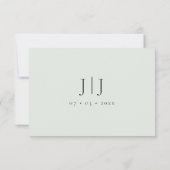 Elegant Kindly Respond QR Code RSVP Kaartje (Achterkant)