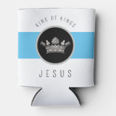 Elegant King of Kings Jesus Crown Christelijk Blikjeskoeler (Voorkant)