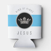 Elegant King of Kings Jesus Crown Christelijk Blikjeskoeler (Achterkant)