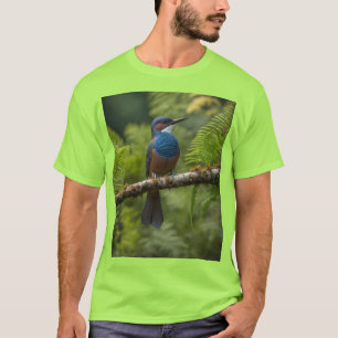 Elegant Kingfisher Apparel – Natuur’s Luxury in Ev T-shirt