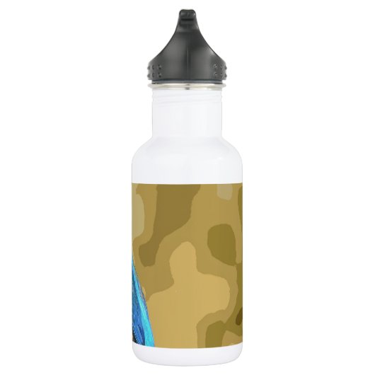 Elegant Kingfisher Artwork | Waterflesje Waterfles (Rechts)