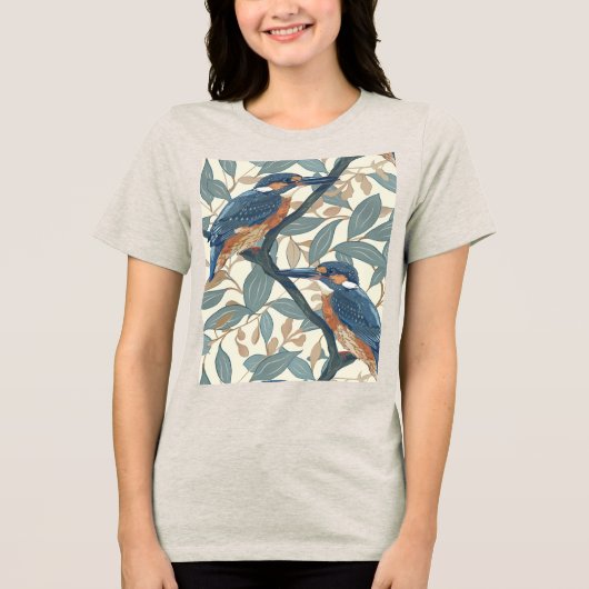 Elegant Kingfisher T-shirt (Voorkant)