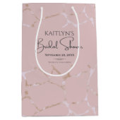 Elegant Kintsugi Pattern Vrijgezellenfeest Harteli Medium Cadeauzakje (Voorkant)