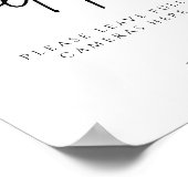 Elegant Klaar om Wegwerp Camera Bruiloft te ontwik Poster (Hoek)