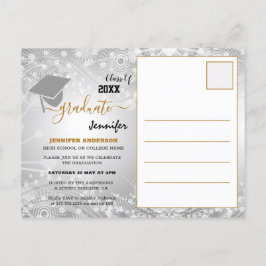 Elegant-klasse van 20XX, foto, Topper-Afstuderen e Aankondigingskaart