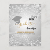 Elegant-klasse van 20XX, foto, Topper-Afstuderen e Aankondigingskaart (Voorkant)