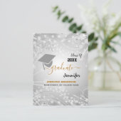 Elegant-klasse van 20XX, foto, Topper-Afstuderen e Aankondigingskaart (Staand voorkant)