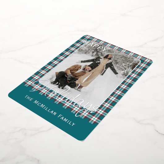 Elegant klassevol rustiek gegoten patroon goud folie feestdagenkaart (Gedraaid)