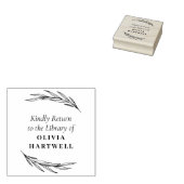 Elegant & Klassiek Aangepast Boek Rubberstempel (Gestempeld)