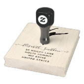 Elegant klassiek balletdanseres persoonlijk briefp rubberstempel (Stempel)