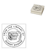 Elegant Klassiek Blad Boek Uit De Bibliotheek Van Rubberstempel (Gestempeld)