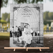 Elegant klassiek Frans rococo Bloemen Welkom Acryl Bord