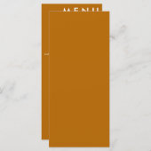 Elegant Klassiek Huwelijksmenu Menu (Voorkant / Achterkant)