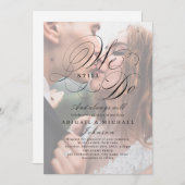 Elegant klassiek kalligrafiefoto DAT WE NOG STEEDS Kaart (Voorkant / Achterkant)