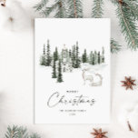 Elegant Klassiek Kerstbos Feestdagenkaart<br><div class="desc">U kunt de kleur van de woorden "Vrolijk kerstfeest" veranderen. Je kunt het doen in de Zazzle-editor,  neem gerust contact met me op als je meer informatie nodig hebt over hoe je het moet doen,  of als je andere hulp of een nieuw item nodig hebt. Ik reageer snel.</div>