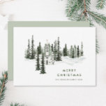 Elegant Klassiek Kerstbos Feestdagenkaart<br><div class="desc">U kunt de kleur van de woorden "Vrolijk kerstfeest" veranderen. Je kunt het doen in de Zazzle-editor,  neem gerust contact met me op als je meer informatie nodig hebt over hoe je het moet doen,  of als je andere hulp of een nieuw item nodig hebt. Ik reageer snel.</div>