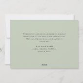 Elegant Klassiek Kerstbos Feestdagenkaart (Achterkant)