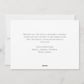 Elegant Klassiek Kerstbos Feestdagenkaart (Achterkant)