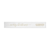 Elegant Klassiek Modern Goud Vrolijk Kerstscript (Individueel)