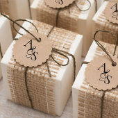 Elegant, Klassiek, Monogram, Huwelijk Rubberstempel