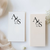Elegant, Klassiek, Monogram, Huwelijk Rubberstempel