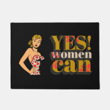 Elegant klassiek retro dame Ja vrouw kan zwart zij