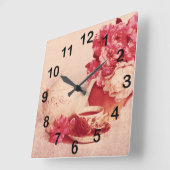 Elegant klassiek theeapparaat vierkante klok (Hoek)