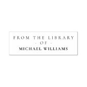 Elegant Klassiek uit de bibliotheek van de douanen Zelfinktende Stempel (Design)