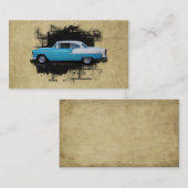 Elegant, klassieke auto-, auto- en biz-kaart visitekaartje (Voorkant / Achterkant)