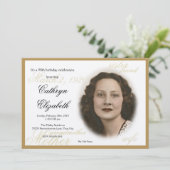 Elegant klassieke fotouitnodiging _New Kaart (Staand voorkant)