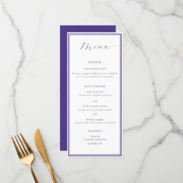 Elegant klassieke Lijst Eenvoudig grafisch huwelij Menu