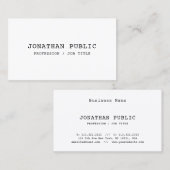 Elegant klassieke nostalgische kijk eenvoudige Sja Visitekaartje (Voorkant / Achterkant)