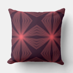 Elegant klassieke, retro-achtige geometrische bloe kussen