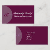 Elegant Klassieke Visitekaartjes Sjabloon (Voorkant / Achterkant)