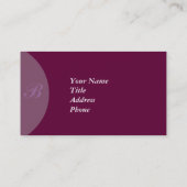 Elegant Klassieke Visitekaartjes Sjabloon (Achterkant)