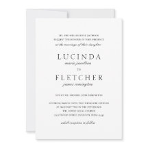 Elegant klassieke vorm in één QR code bruiloft