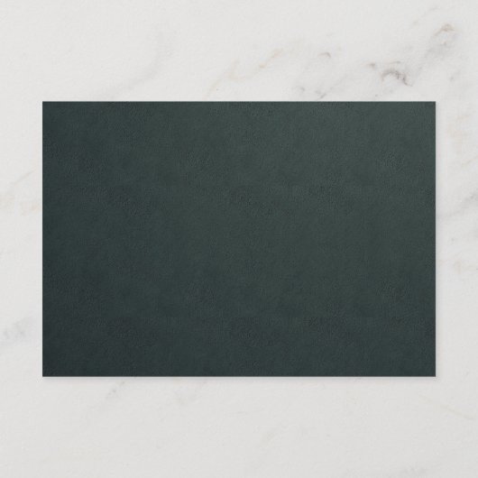 ELEGANT KLASSY GOLD FOIL FLORAL RECEPT INFORMATIEKAARTJE (Achterkant)